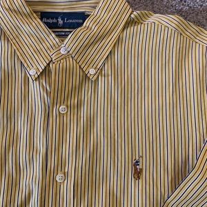 Polo Ralph Lauren Striped Long Sleeve Button Down Shirts Men's Size M